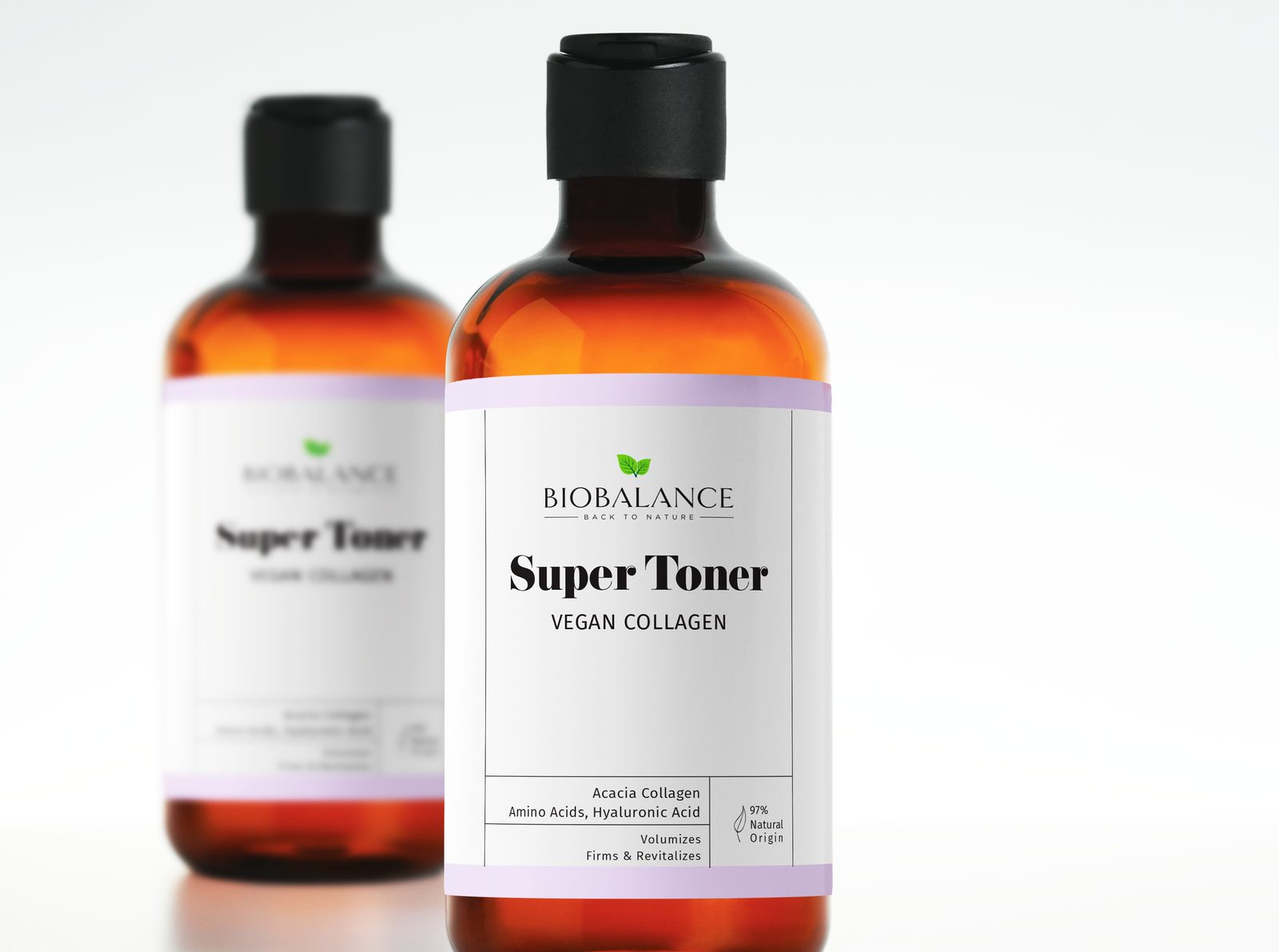 BIOBALANCE  Super Toner Vegan Collagen Acacia collagen ,Amino Acids,Hyaluronic Acid 250ml